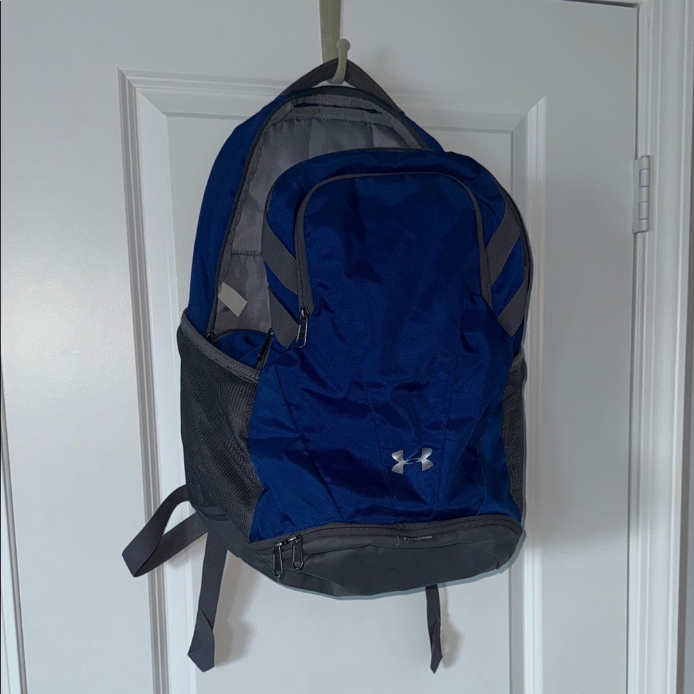 Under Armour Royal Blue and Charcoal Backpack